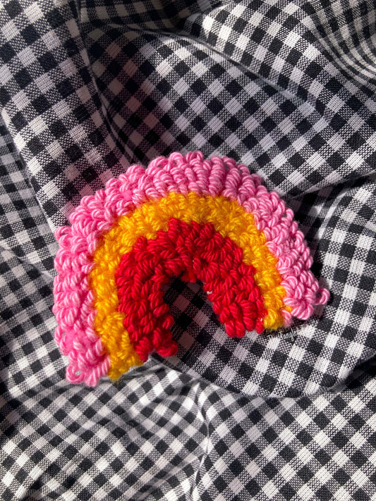 PINK RAINBOW CLIP