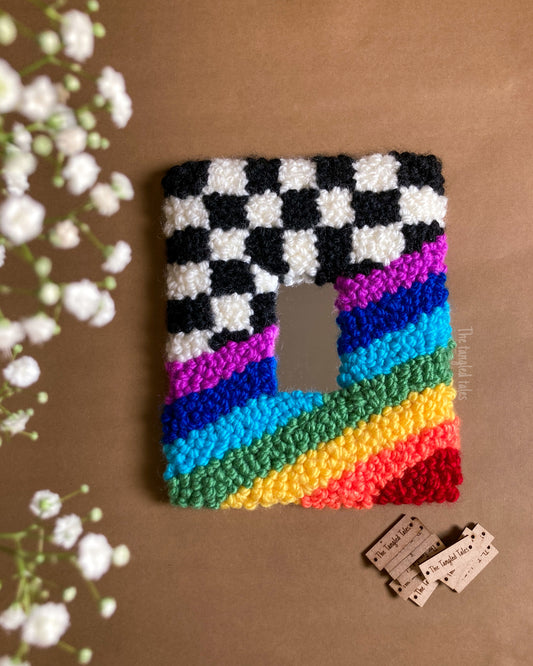 RAINBOW CHEQUER MIRROR
